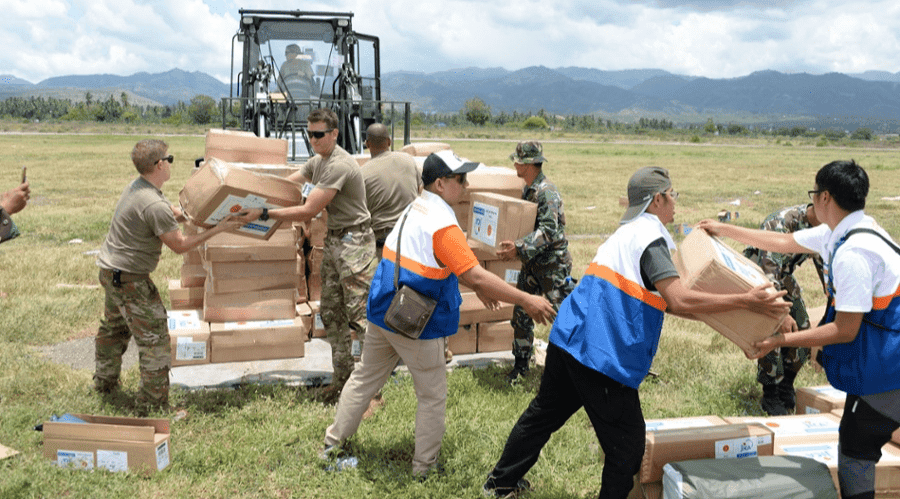 Tsunami humanitarian assistance Sulawesi