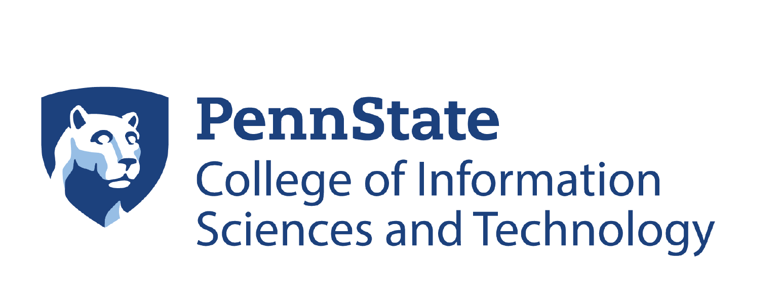 Penn State College of Information Sciences and Technology logo.